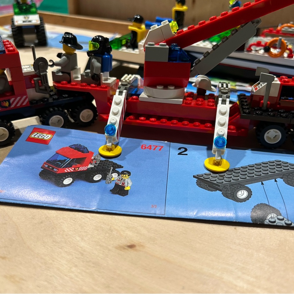 Retired. 4 LEGO Town sets: Police, Fire and Rescue - Picture 3 of 14
